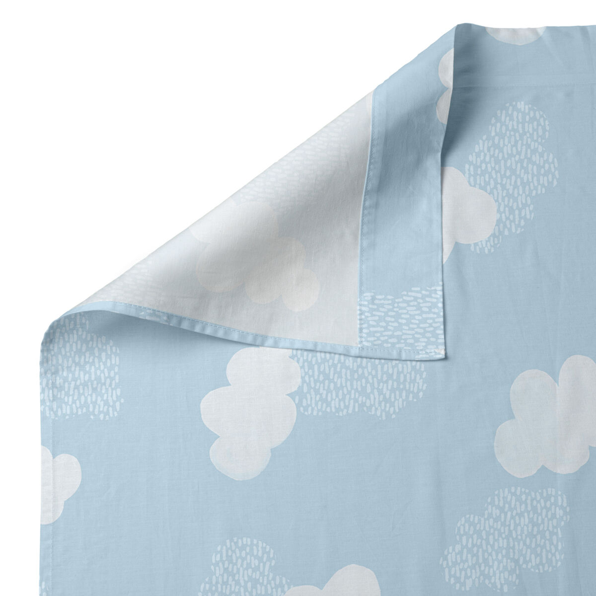 Gultas Veļas Komplekts HappyFriday Basic Kids Clouds Zils